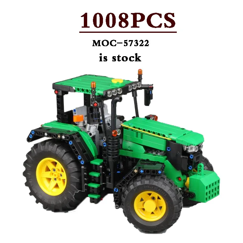 Moc-57319 + Moc-57320 + Moc-57321 + Moc-57322 Bulldoer Rotante 42054 Macchine Agricole Blocchi Di Costruzione Di Veicoli Giocattolo Regalo Di Natale