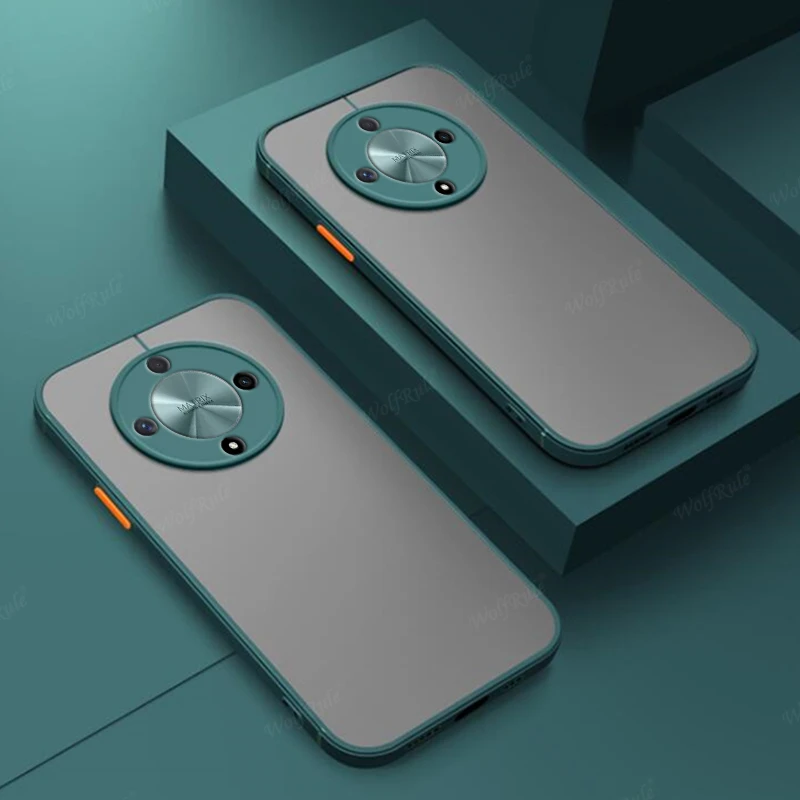 Per Cover Honor Magic 6 Lite Case Huawei Honor Magic 6 Lite Cornice Colorata Antiurto Matte Traslucido Fundas Honor Magic 6 Lite