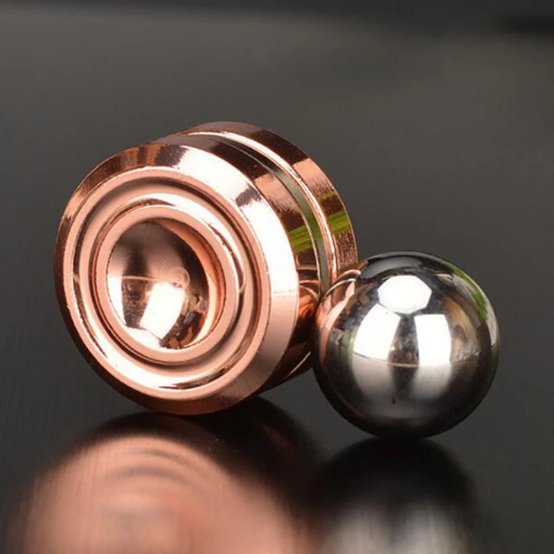 Giroscopio Magnetico Satellitare Artificiale Fidget Toys Metal Fingertip Yo-Yo Hand Spinner Orbits Balls Adulto Rilassante Anti Ansia