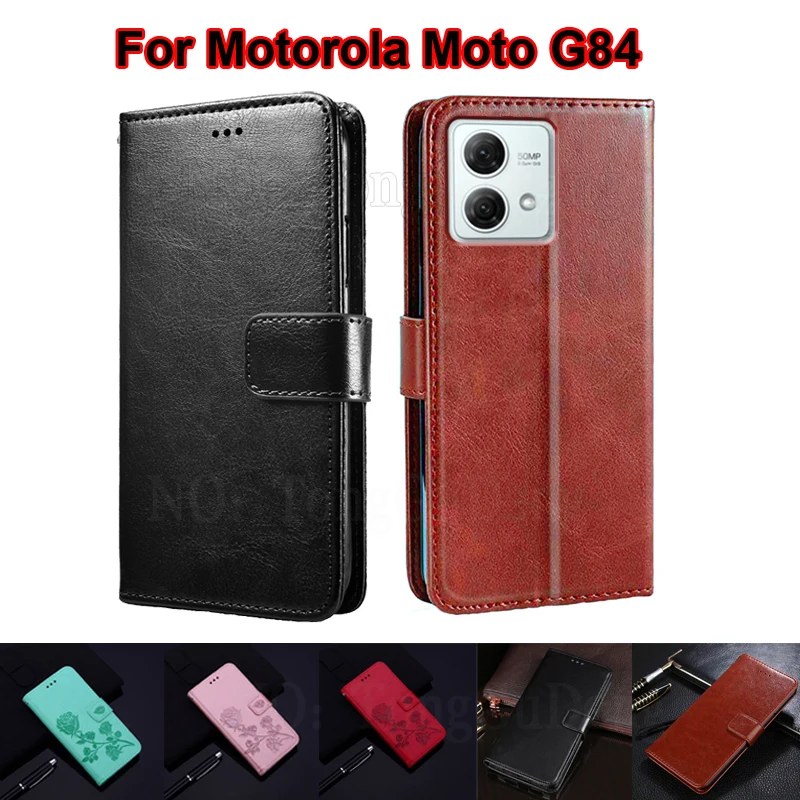 Custodia In Pelle Vintage Per Moto G84 5G Muslimatexn Equix Cox Portafoglio Porta Libri Coque Per Funda Para Motorola Moto G84 6.55 "Mujer Capa