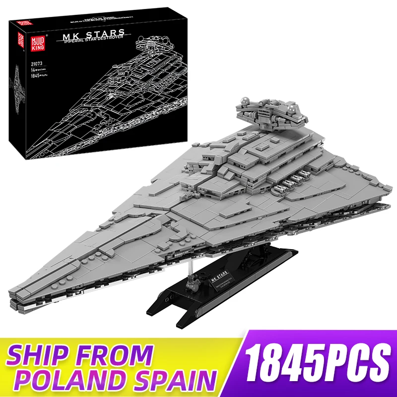 Mold King 21073 Starship Toys The Moc Imperial Star Destroyer Model Construction Building Set Toys For Kids