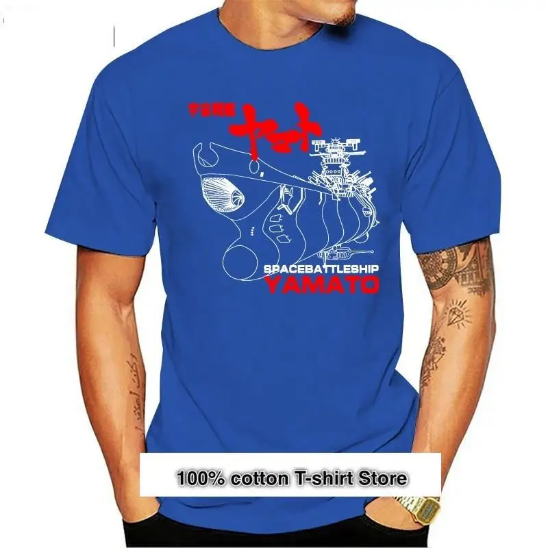 Ropa De Hombre, Camiseta Con Estampado De Space Battleship Yamato(1), Camisetas Geniales, Top