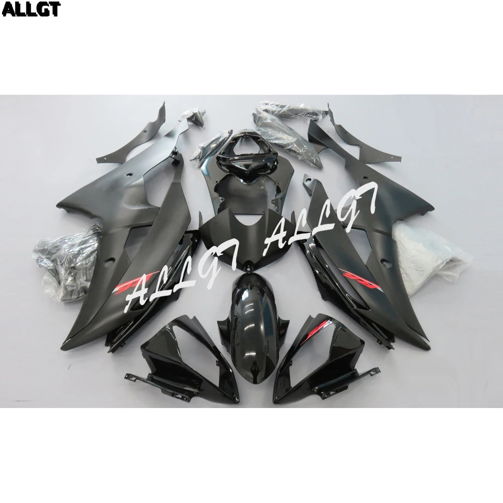 Nero Opaco Vernice Carena Kit Carrozzeria Per Yamaha Yzf R6 2008 2009 2010 2011 2012 2013 09 10 11 12
