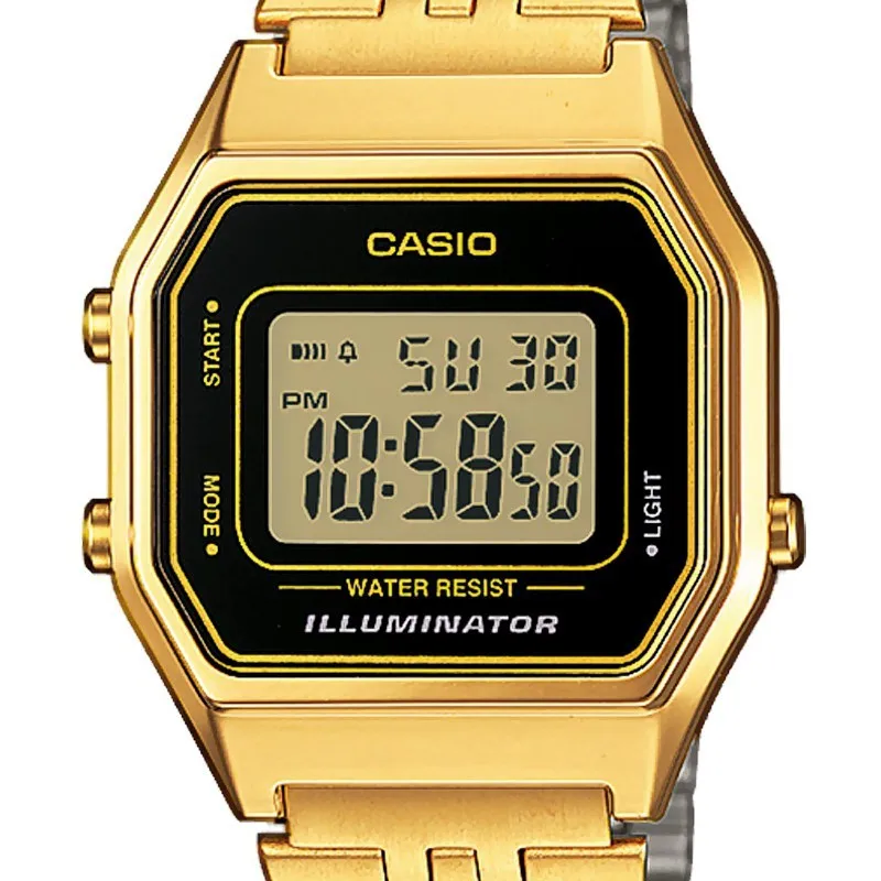 Casio Orologio Digitale Donna La680Wega-1Er Resistente All'Acqua-Luce Led