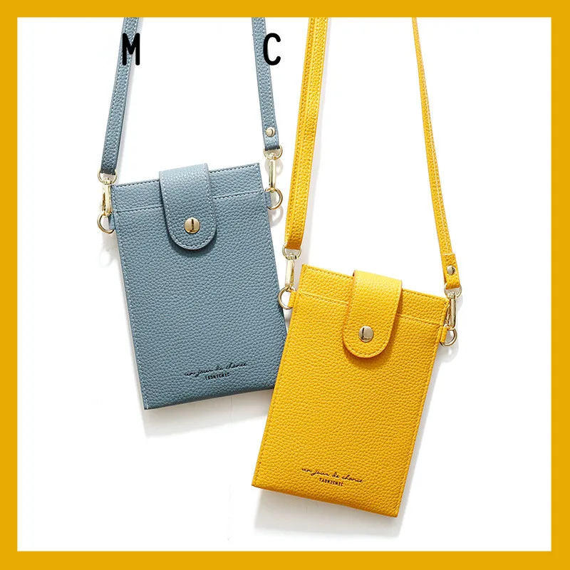 Borsa Per Telefono Con Cerniera Multi-Carta Nuovo Portafoglio Lungo Da Donna Portafoglio Coreano Ultrasottile Monospalla Borsa Messenger Market Fashio