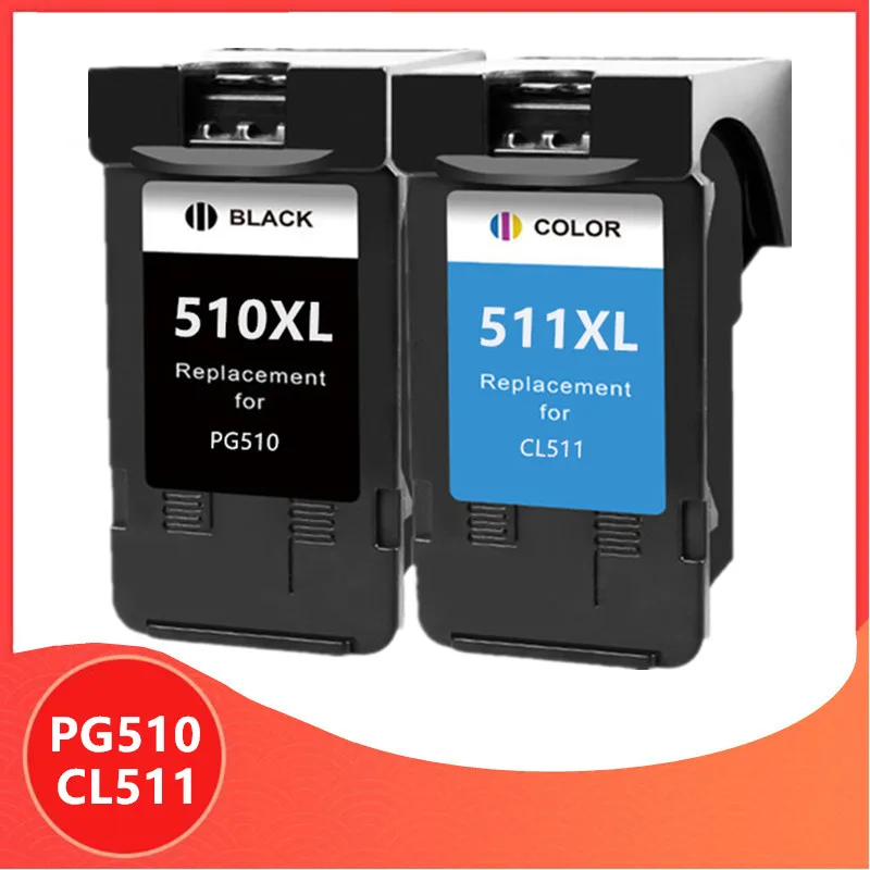 Pg510 Cl511 Sostituzione Per Canon Pg-510 Cl-511 Pg 510 Cl 511 Cartuccia D'Inchiostro Pixma Mp250 Mp280 Ip2700 Mp240 Mp270 Mp480 Mx320