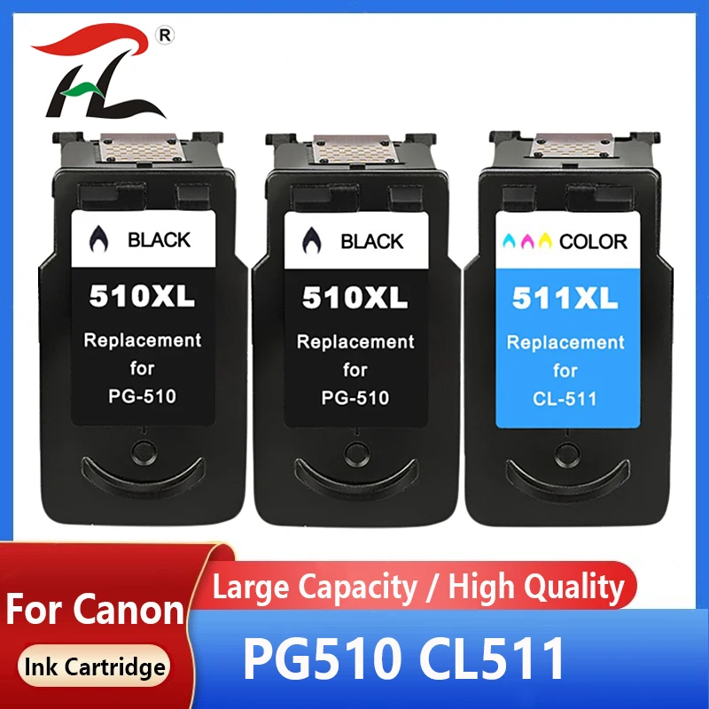 Csd Per Canon Pg510 Cl511 Cartucce Stampante Pg 510Xl Cl 511Xl Pg-510 Cartuccia D'Inchiostro Compatibile Per Pixma Ip2700 Mp230 Mp240