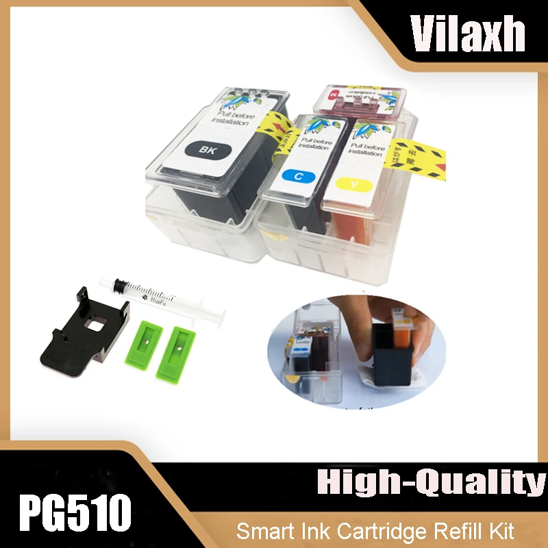 Vilaxh Pg510 Cl511 Pg 510Xl Cl 511Xl Pg-510 Cartucce Di Inchiostro Per Canon Pixma Ip2700 Mp230 Mp240 Mp250 Mp260 Mp270 Mp280