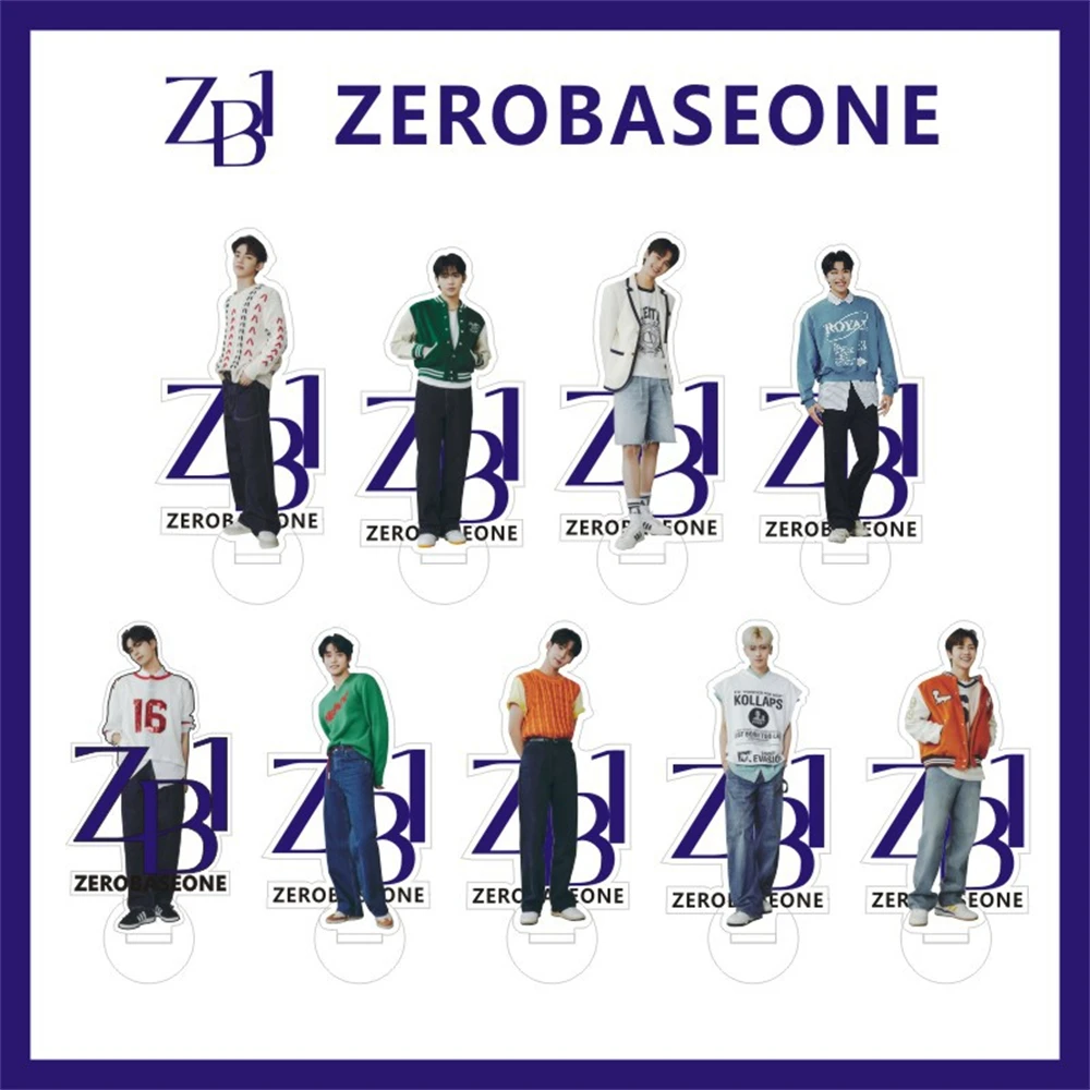 11Cm Zb1 Desktop Acrilico Stand Figura Kpop Zerobaseone Mini Album Youth In The Shade Double Sided Standing Model Fans Collection