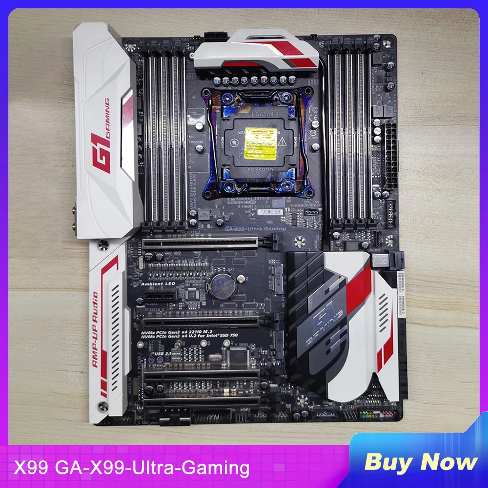 Per Scheda Madre Desktop Gigabyte Lga 2011-V3 Ddr4 128Gb Pci-E 3.0 Atx X99 Ga-X99-Ultra-Gaming