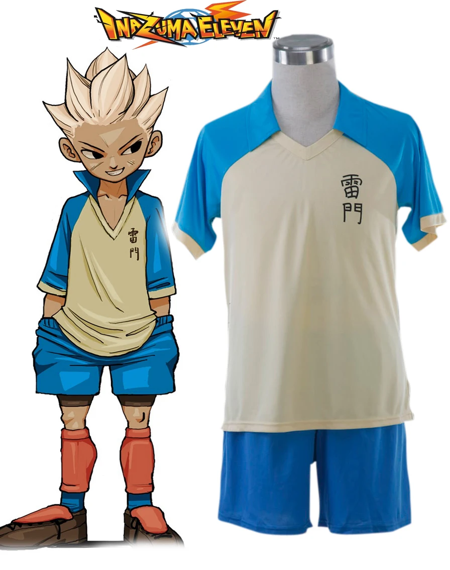 Nuovo Costume Cosplay Di Inazuma (Chevy Naomi Blue Ramen School Summer Football Trikot Per Ragazzi