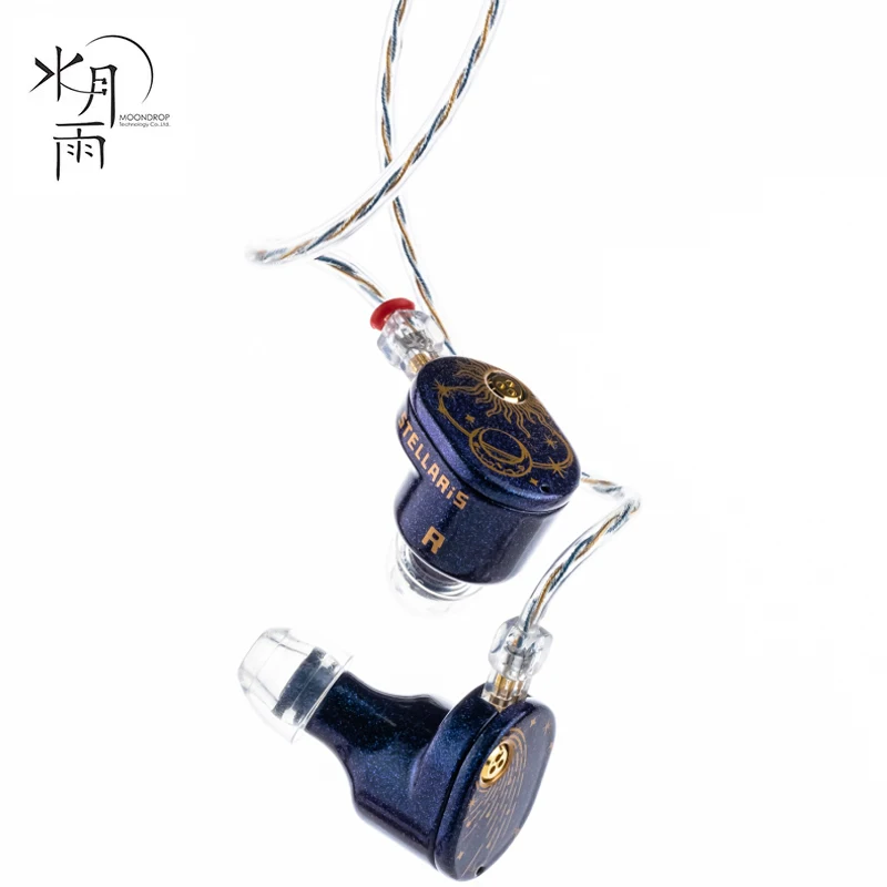 Moondrop Stellaris Stars Auricolare 14.5Mm Planar Driver Iems 0.78Mm 2Pin 3.5Mm Plug Auricolare In-Ear Paragonabile A Starfield