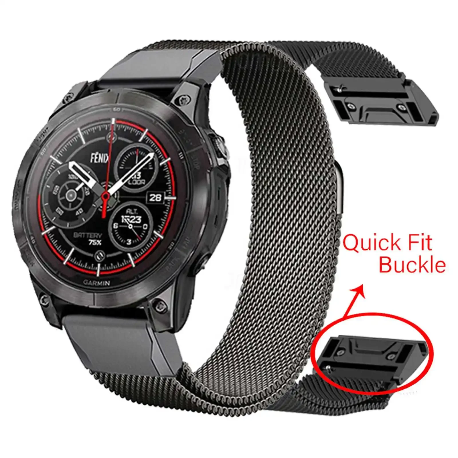 Bracciale Magnetico Per Garmin Fenix 7/7X/7S Pro Cinturino Per Garmin Fenix 7 7X 6 6S 6X Pro 5X Cinturino A Sgancio Rapido 20Mm 22Mm 26Mm