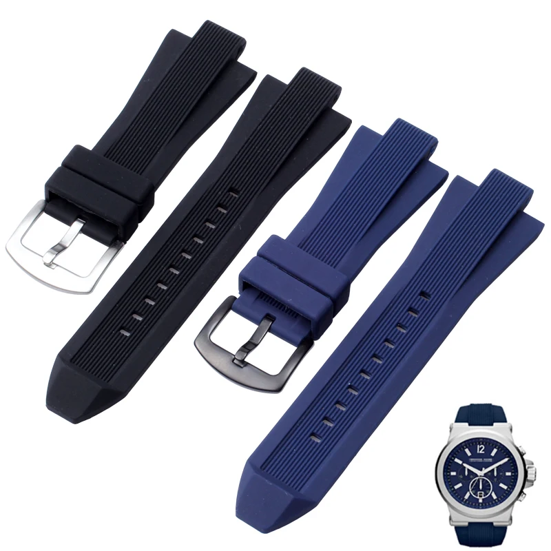 Cinturini In Gomma Ad Alta Flessibilità Per Michael Kors Mk9019 Mk8295 Mk8492 Mk9020 Mk9020 Cinturini Per Orologi Da Polso Da Uomo