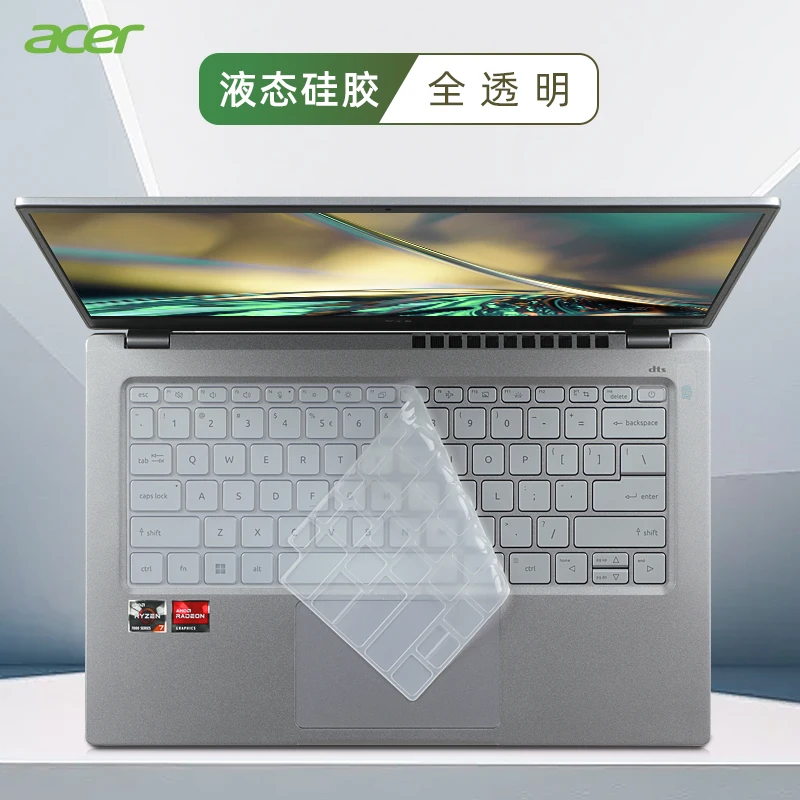Cover Per Tastiera In Silicone Per Laptop Per Acer Swift X 14 2023 / Swift Go 14 Sfg14-71 Sfg14 71G (Non Adatta Per Acer Swift (2021-2018)