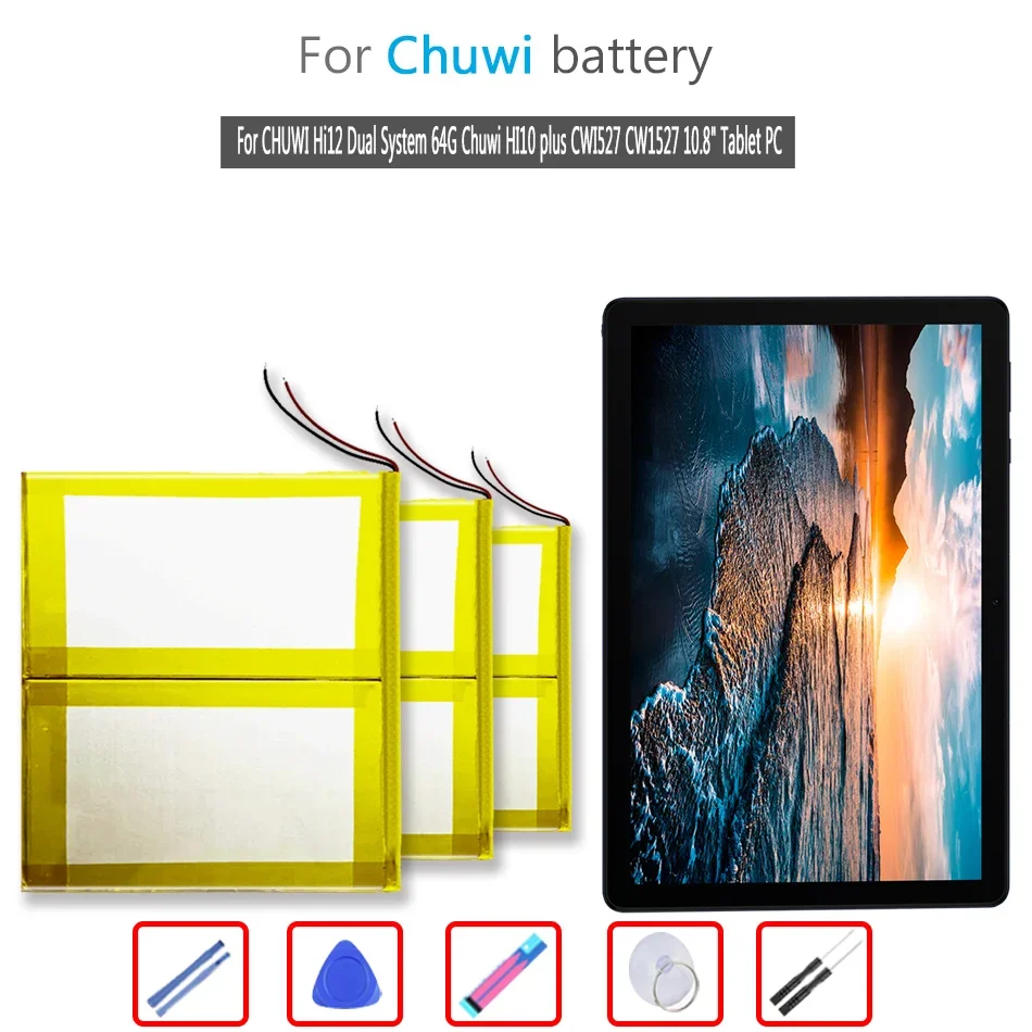 Hi 12 10000Mah Batteria Per Chuwi Hi12 Dual System 64G Per Chuwi Hi10 Plus Cwi527 Cw1527 Tablet Pc Da 10.8"