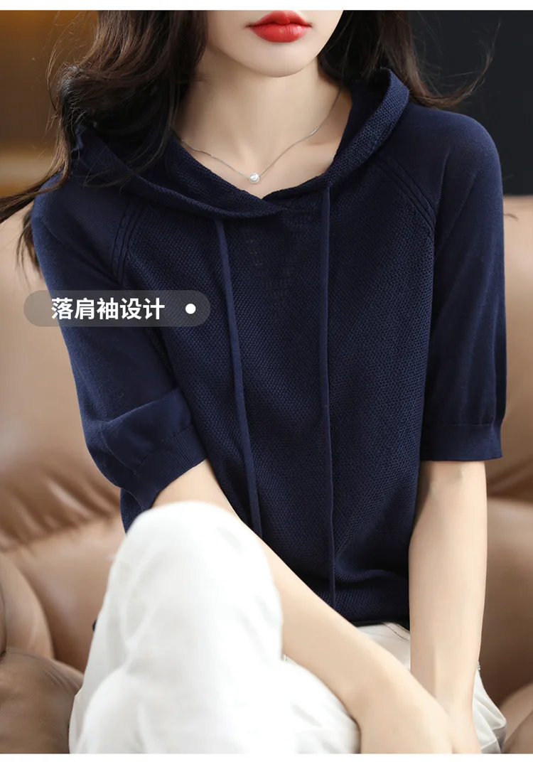 2023 Estate Arrivo Moda Top Vacanza Vacanza Camicia Casual Cotone