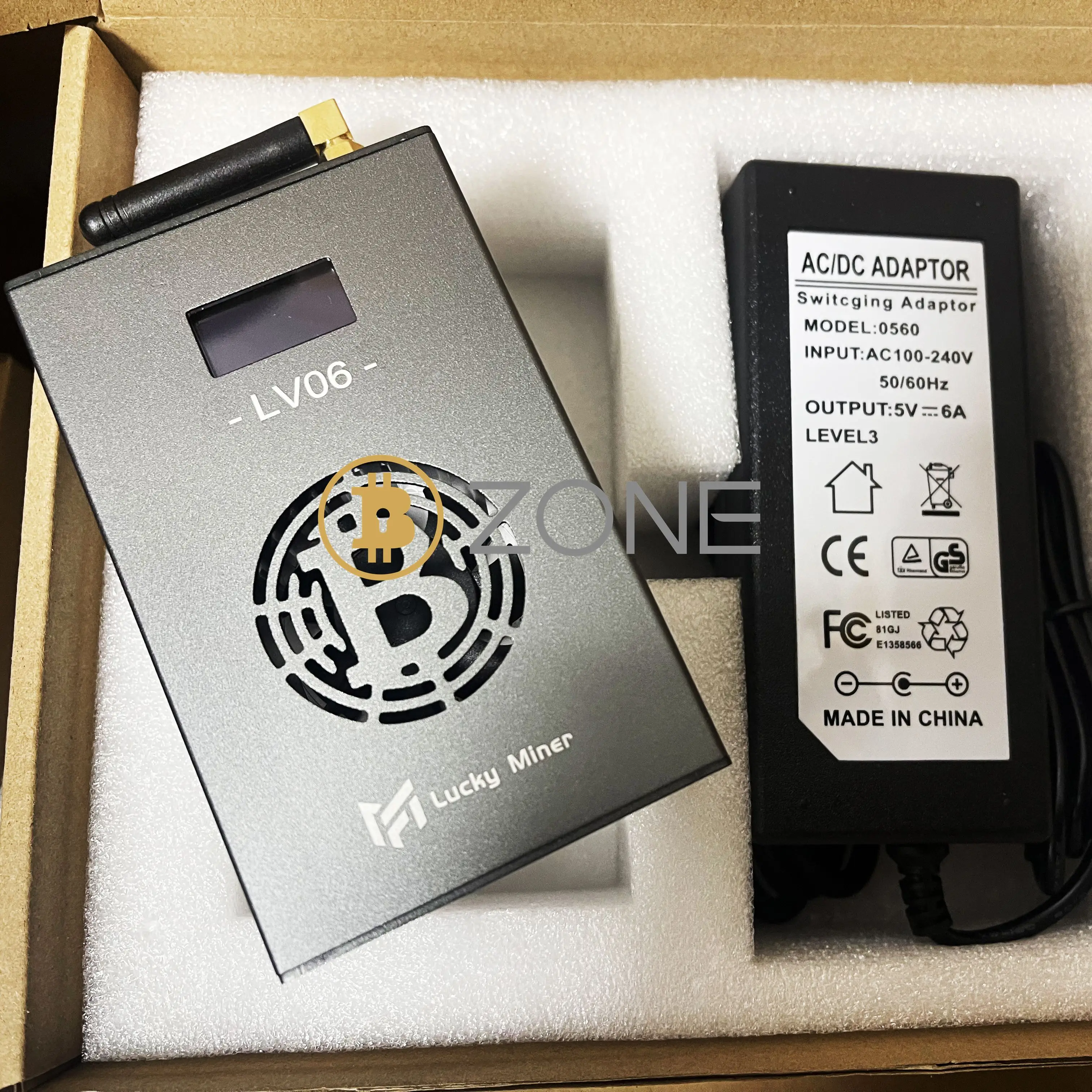 Silenzioso Piccolo Bitcoin Miner Lucky Miner V6 500 G/S 320 G/S Con Chip Asic Bm1366 Basato Su Bitaxe Ultra Crypto Miner
