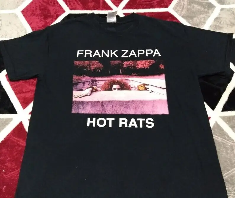 Frank Zappa Hot Ratti T Shirt, Frank Zappa Shirt, Vtg Frank Zappa Tour Maniche Lunghe O Corte