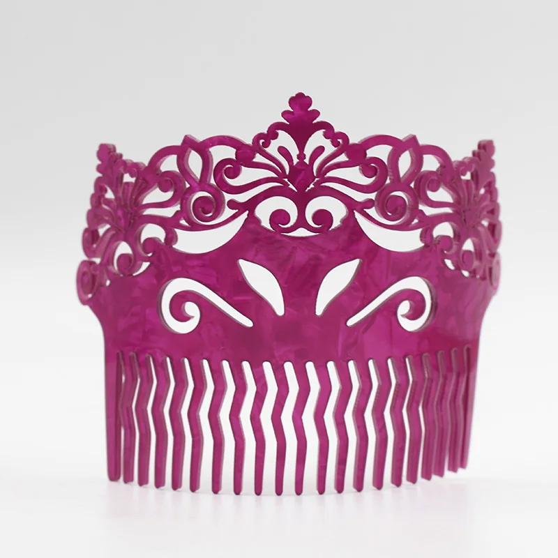 Moda Popolare Pente De Cabelo Largo Tartaruga Flor Esculpida Acrílico Dram Belantes Escova De Cabelo Para Senhoras