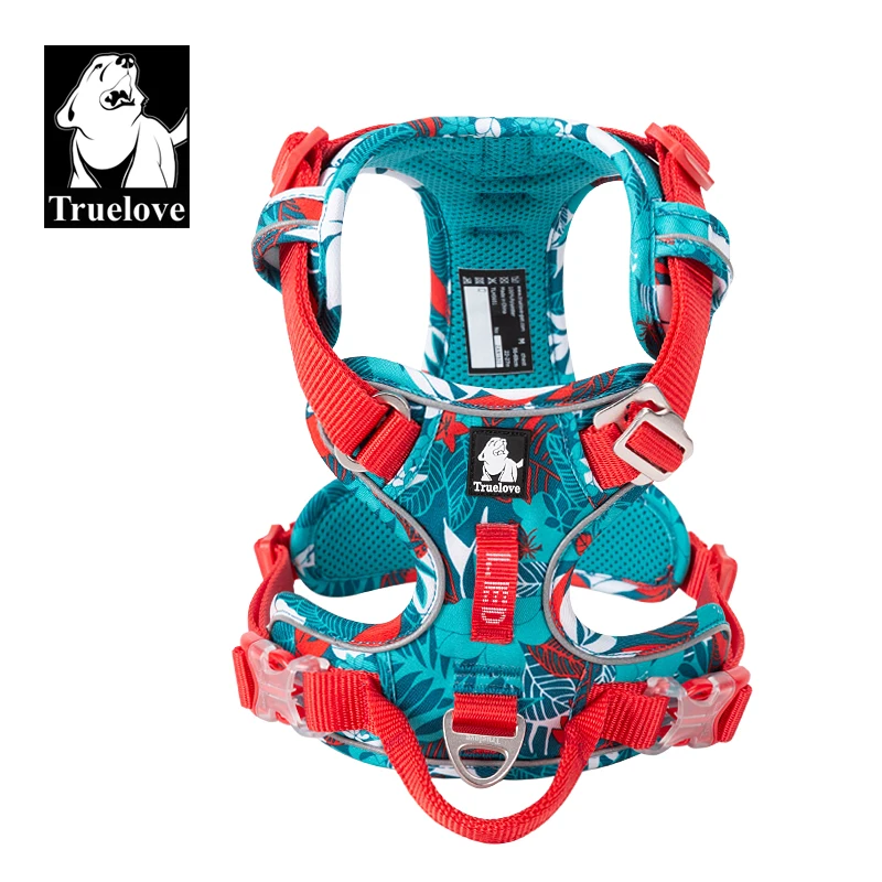 Imbracatura Per Cani Truelove Pet Antideflagrante Camouflage Nylon Riflettente Edizione Speciale E Versione Di Aggiornamento Facile Da Regolare Tlh565