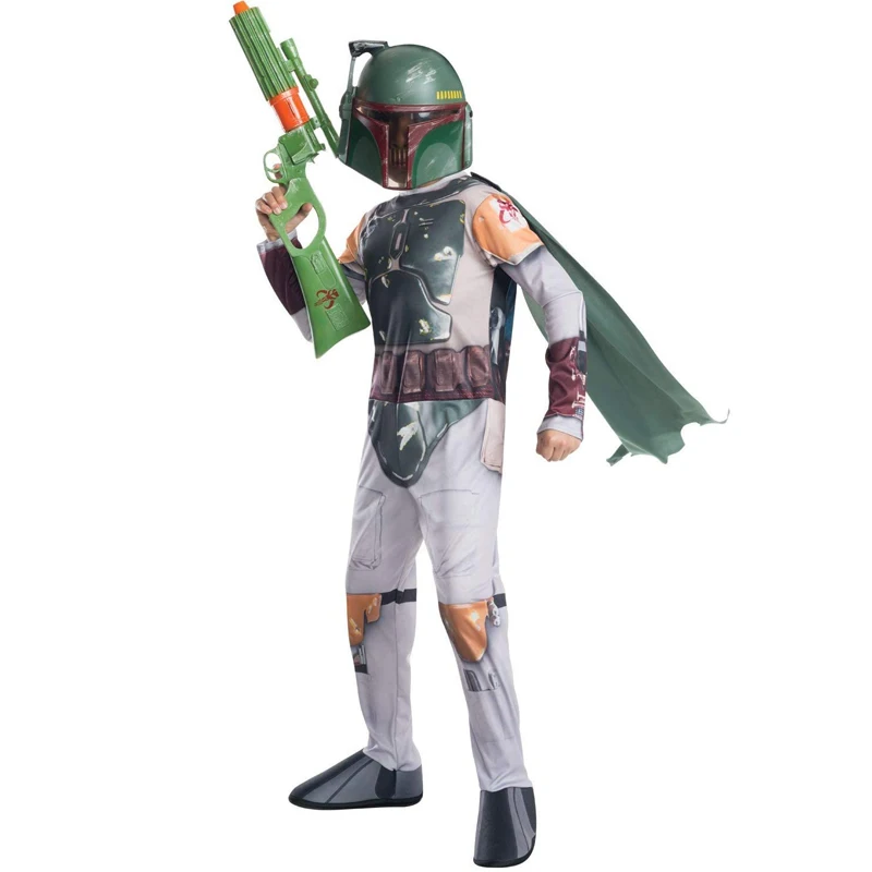 Costume Cosplay Star Wars Classic Boba Fett Costume Bambino