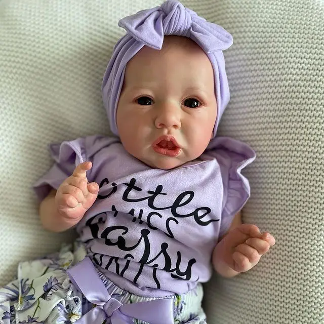 55Cm Reborn Baby Doll Saskia Popolare Bambola Appena Nata Realistico Soft Touch Cuddly Baby Doll Bonecas Bebe Doll Toy Gifts