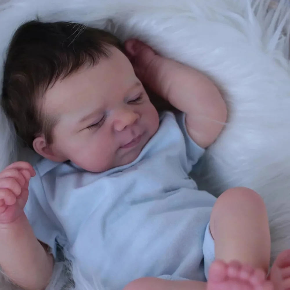18 Pollici Reborn Pascale Neonato Bambola Fatta A Mano Realistica Reborn Sleeping Morbida Bambola Coccolosa Con Venature Visibili Della Pelle Dipinte 