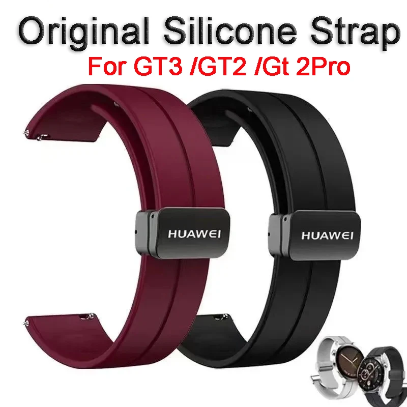 Cinturino Originale Huawei Per Huawei Watch Gt3, Cinturino Magnetico In Silicone Per Huawei Watch 4/4Pro/Gt2/2Pro/Watch3/3Pro Nuovo Braccialetto