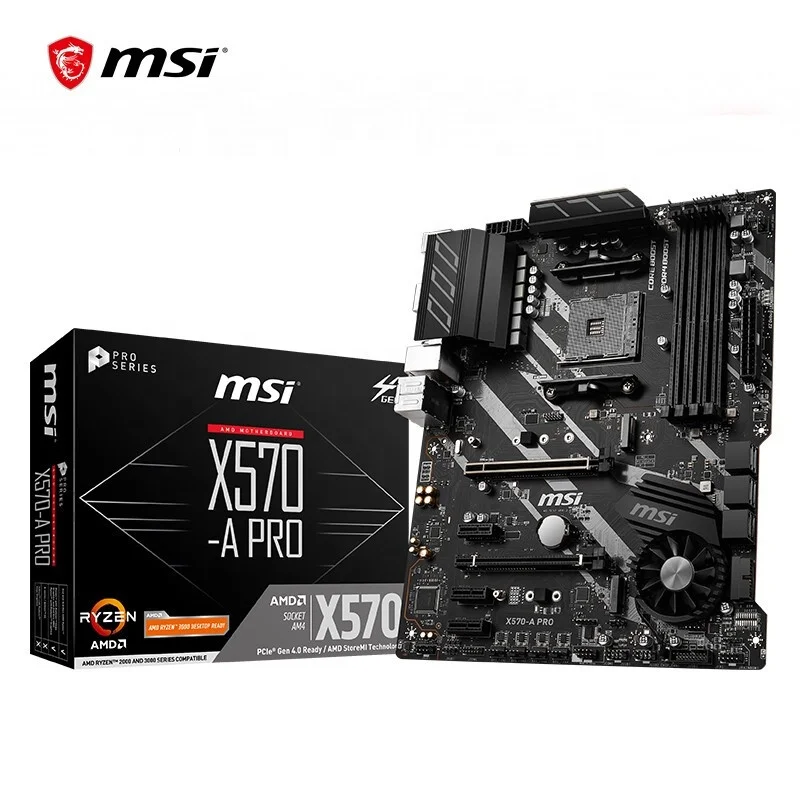 Schede Madri Am4 Msix570-A Pro Di Vendita Calde Per Computer Desktop X570