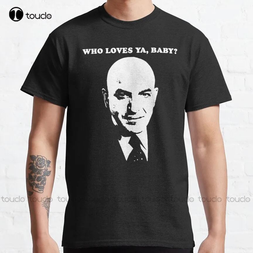 Kojak Classic T-Shirt Big Sister Shirt Cotton Outdoor Simple Vintag Casual Tee Shirt Crea Il Tuo Design Fashion Tshirt Summer New