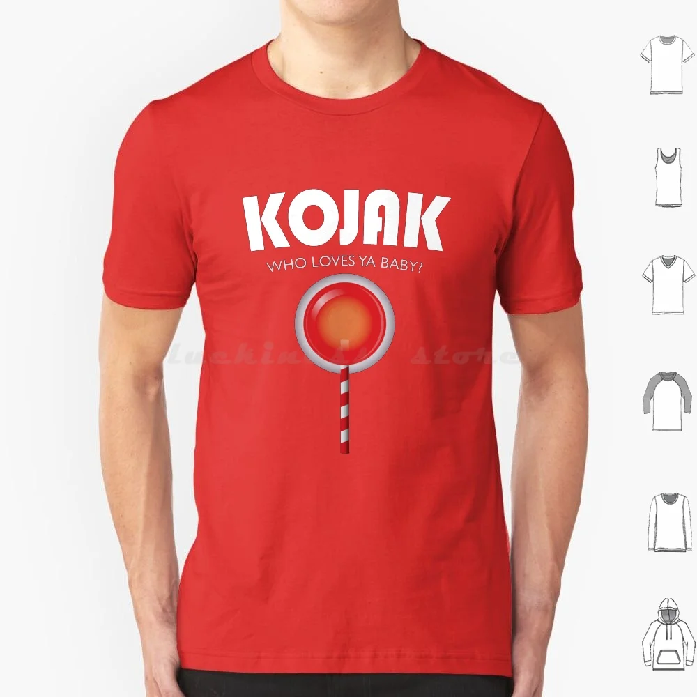 Kojak Tv Series Poster T Shirt 6Xl Cotton Cool Tee Kojak Kojak Tv Series Kojak Kojak Tv Series Kojak Artwork Tely Savalas