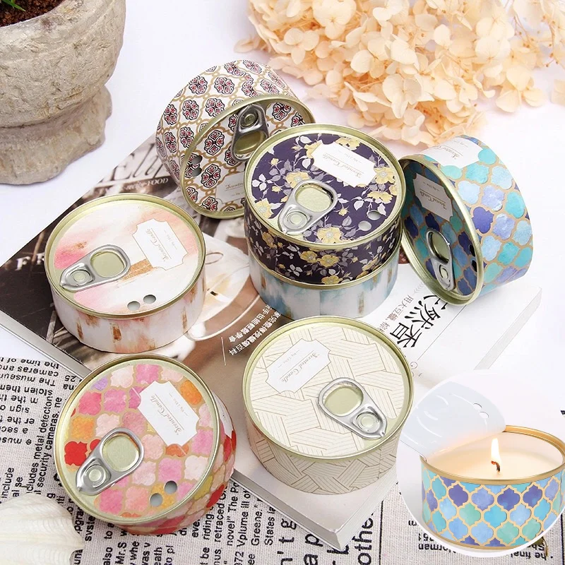 Aromaterapia Romantica Vintage Fatta A Mano Può Candela Cera Di Soia Candela Profumata Olio Essenziale Per Festival Velas Aromaticas Decorativos