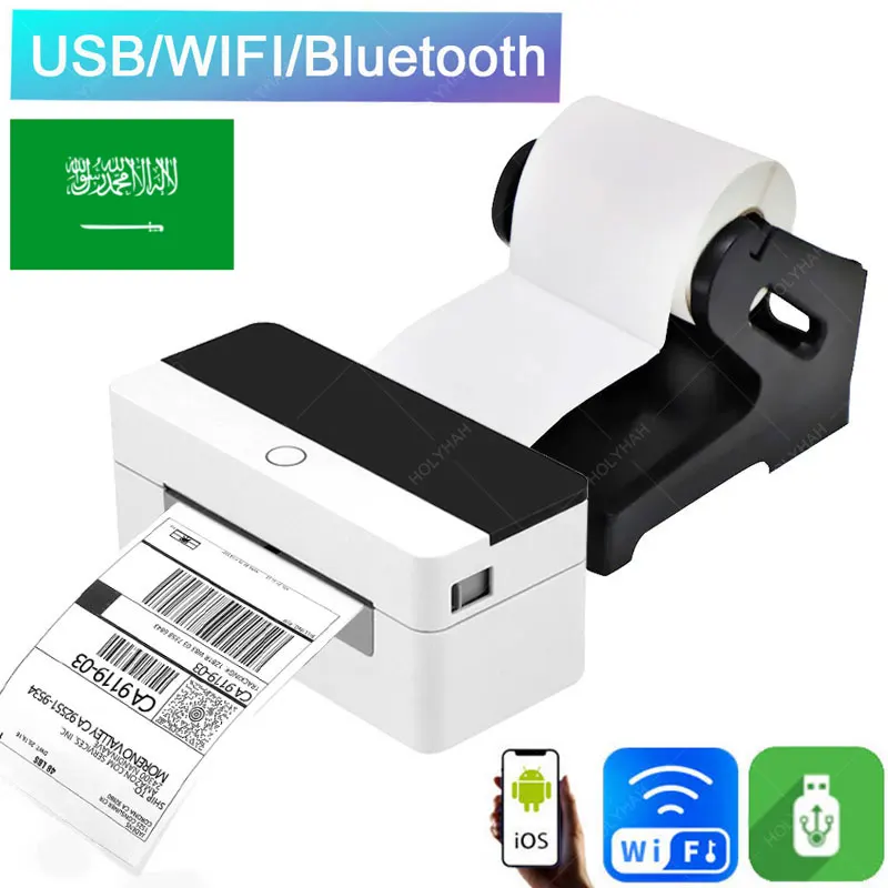 Spedizione Stampante Per Etichette Indirizzo Stampante Termica Per Etichette Stampante Per Codici A Barre 4X6 Usb Bluetooth Wifi Etichettatrice Ad Alt