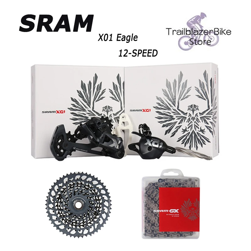 2021 Sram X01 Eagle 12V 1 X12 Velocità Parti Di Biciclette Leva Del Cambio Catena Deragliatore Posteriore Xg-1275 Cassetta 10-52T Xd Mtb Bike