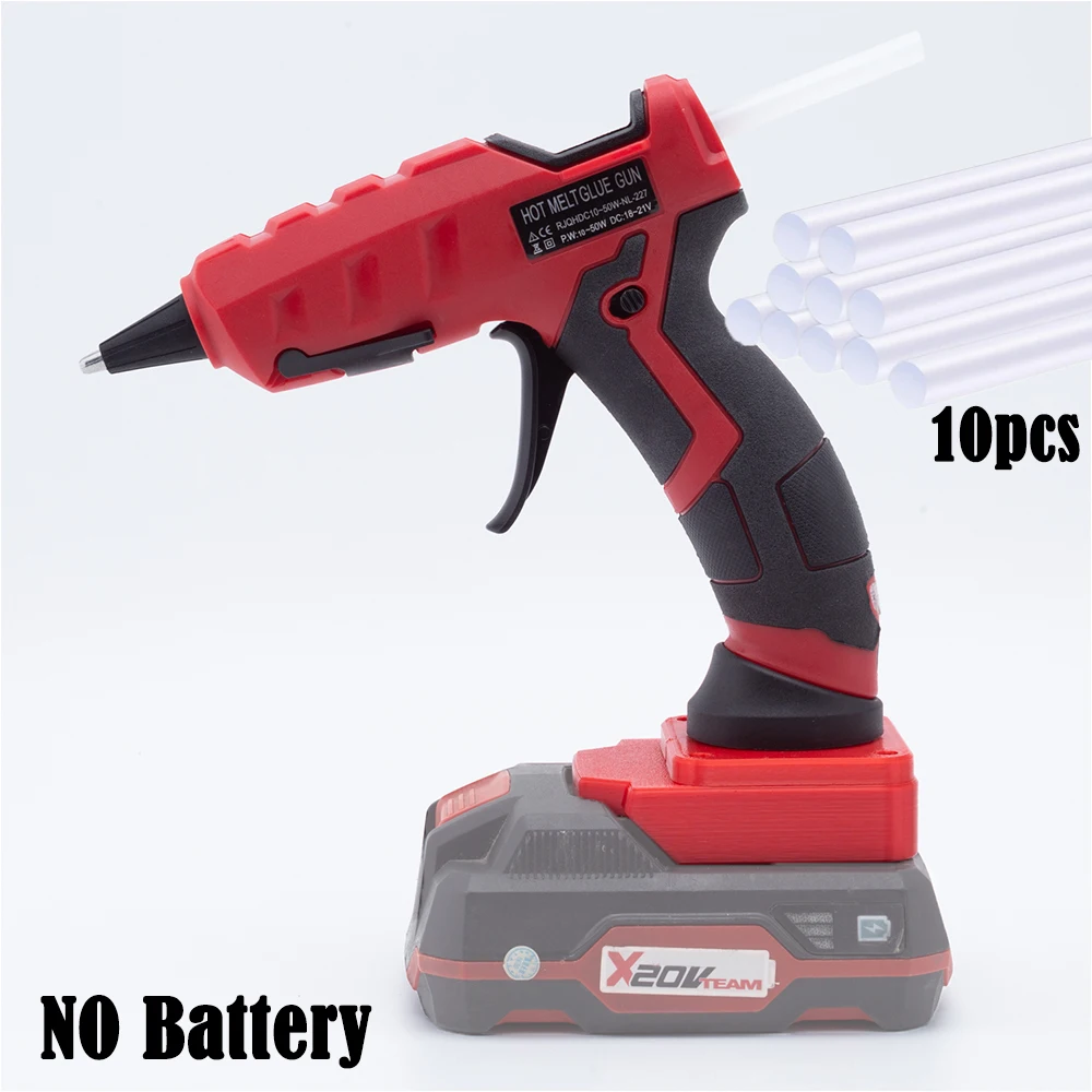 Pistola Per Colla A Caldo Elettrica Senza Fili Per Batteria Al Litio Parkside Lidl X20V Con 10 Pezzi Stick Di Colla Saldatura A Caldo Artigianato Dome