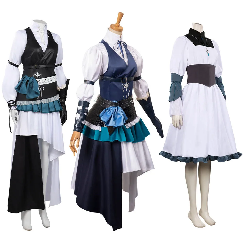 Jill Warrick Costume Cosplay Vestito Gonne Camicie Gilet Finale Cos Fantasia Ff16 Abiti Donna Ragazze Adulto Halloween Carnival Suit