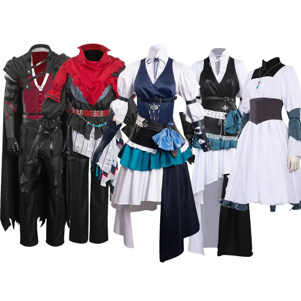 Ff16 Jill Warrick Costume Cosplay Vestito Gonne Camicie Gilet Finale Cos Fantasia Abiti Donna Ragazze Adulto Halloween Carnevale Vestito