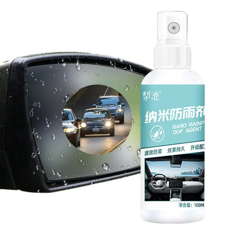 Glaco Parabrezza 100Ml Agente Spray Antiappannamento Anti-Appannamento Anti-Pioggia Per Auto Rivestimento Impermeabile Protezione Spray Forniture Per 