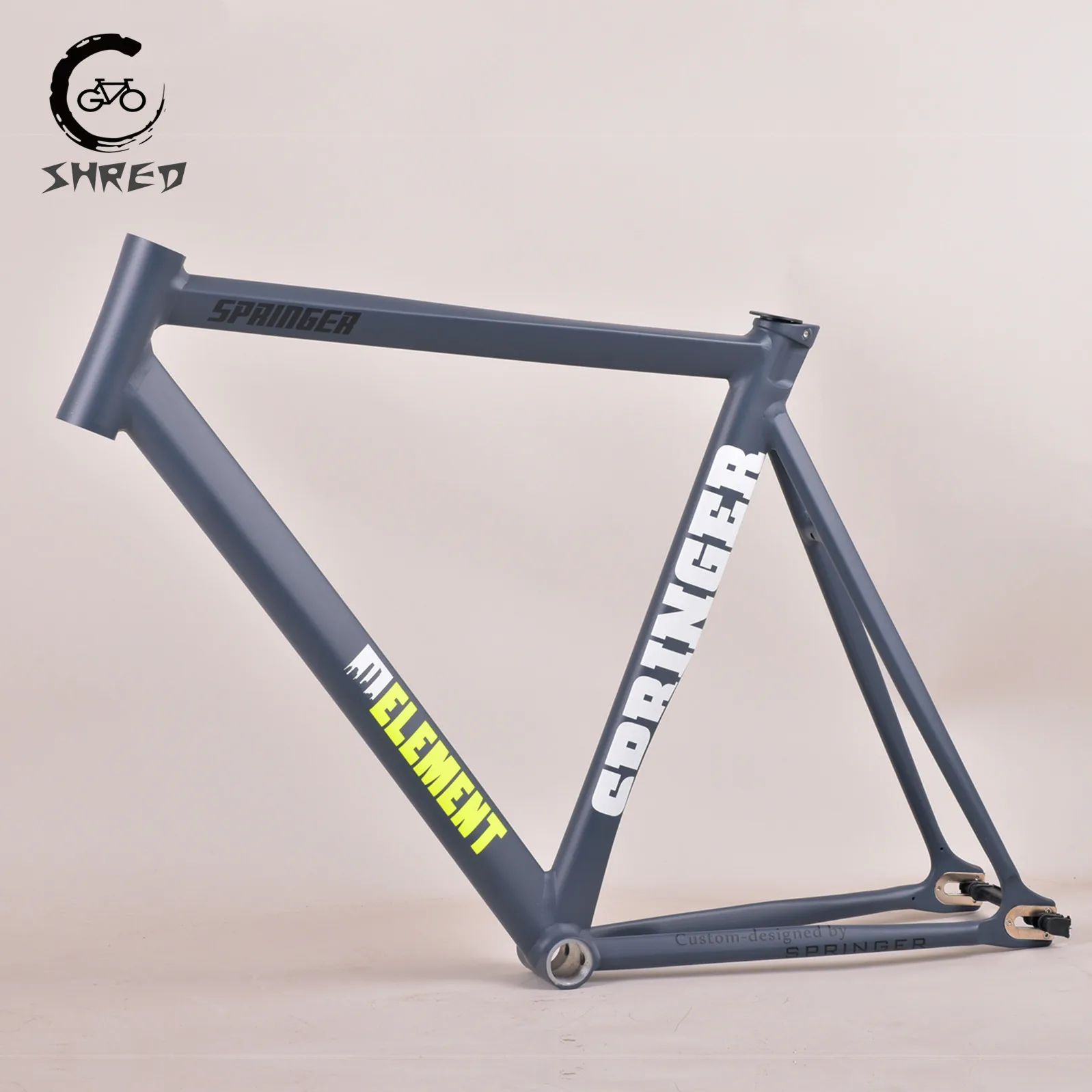 Springer Element 700C 7005-T6 Telaio A Scatto Fisso In Alluminio 51Cm Sensazione Muscolare Di Alta Qualità Fixie Bike Frameset Parti Di Biciclette