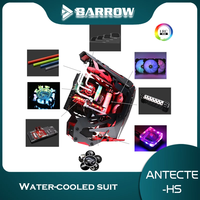 Sistema Di Raffreddamento Ad Acqua Per Carriola Pc Per Custodia Dinamometrica Antec, Kit Pompa Richiudibile Per Raffreddamento Ad Acqua Mod Per Pc Cpu