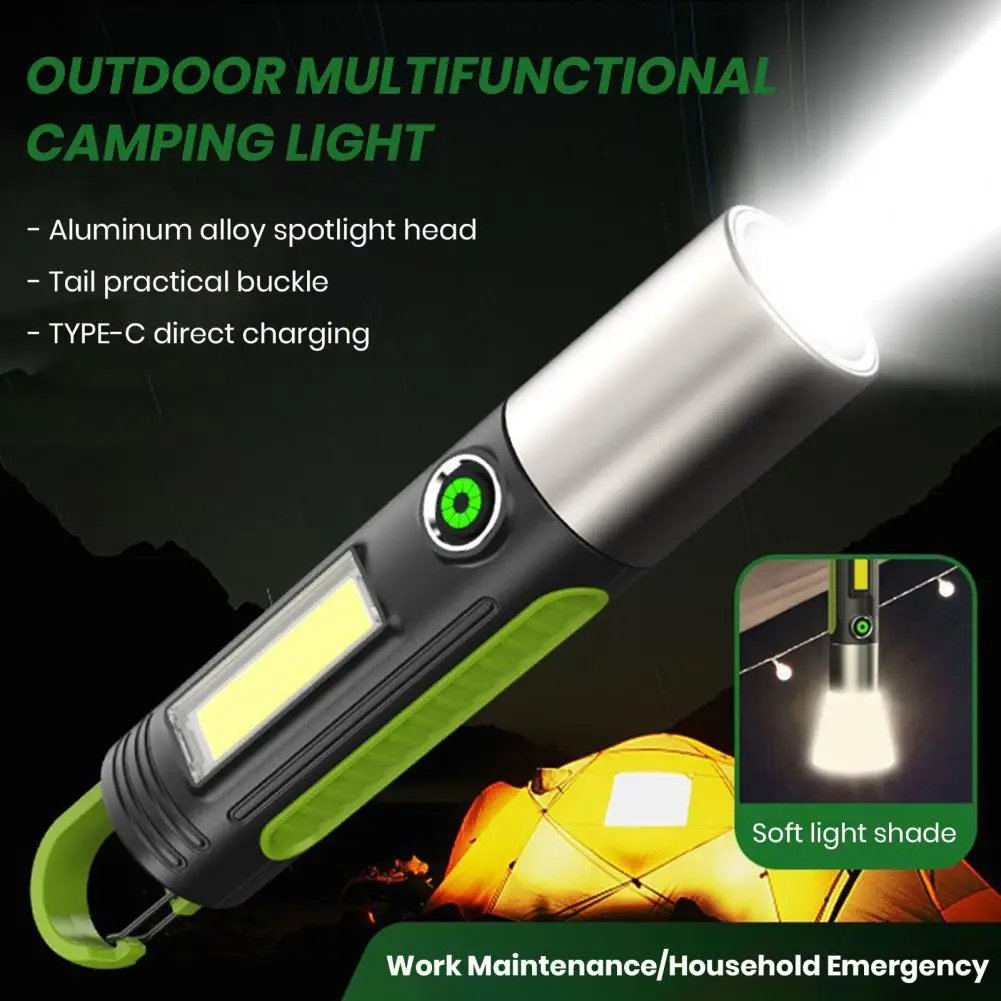 Luce Da Campeggio Torcia A Led 15W Potente Lampada Da Pesca Torchlight Lampada Da Lavoro Da Caccia Tenda Da Esterno Luce Lanterna Ad Alta Potenza
