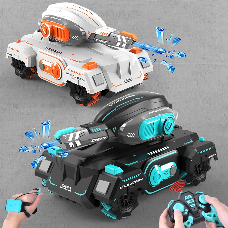 2.4G Rc Car Toy 4Wd Water Bomb Tank Rc Toy Shooting Competitivo Gesto Controllato Serbatoio Telecomando Drift Car Kids Boy Toys