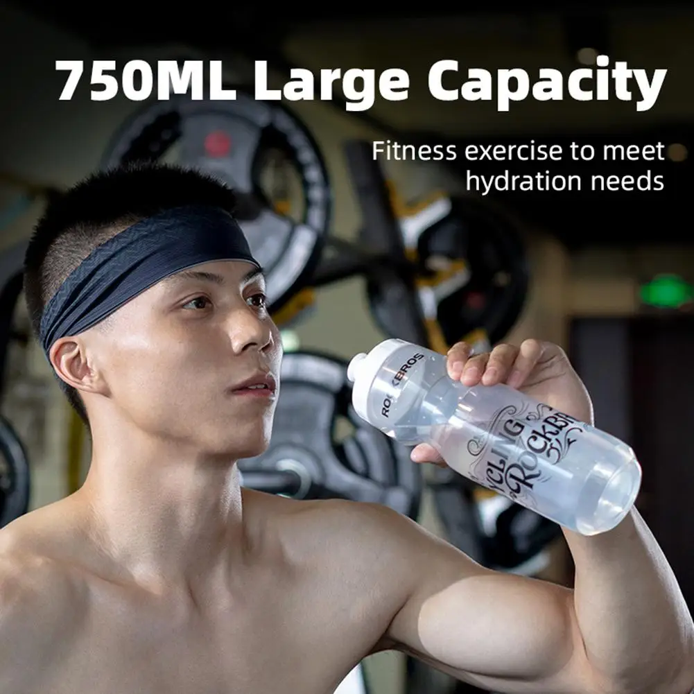 600/750Ml Rockbros Bike Sports Water Cup Borraccia Portatile Grande Capacità Bollitore Per Bevande All'Aperto Accessori Per Ciclismo
