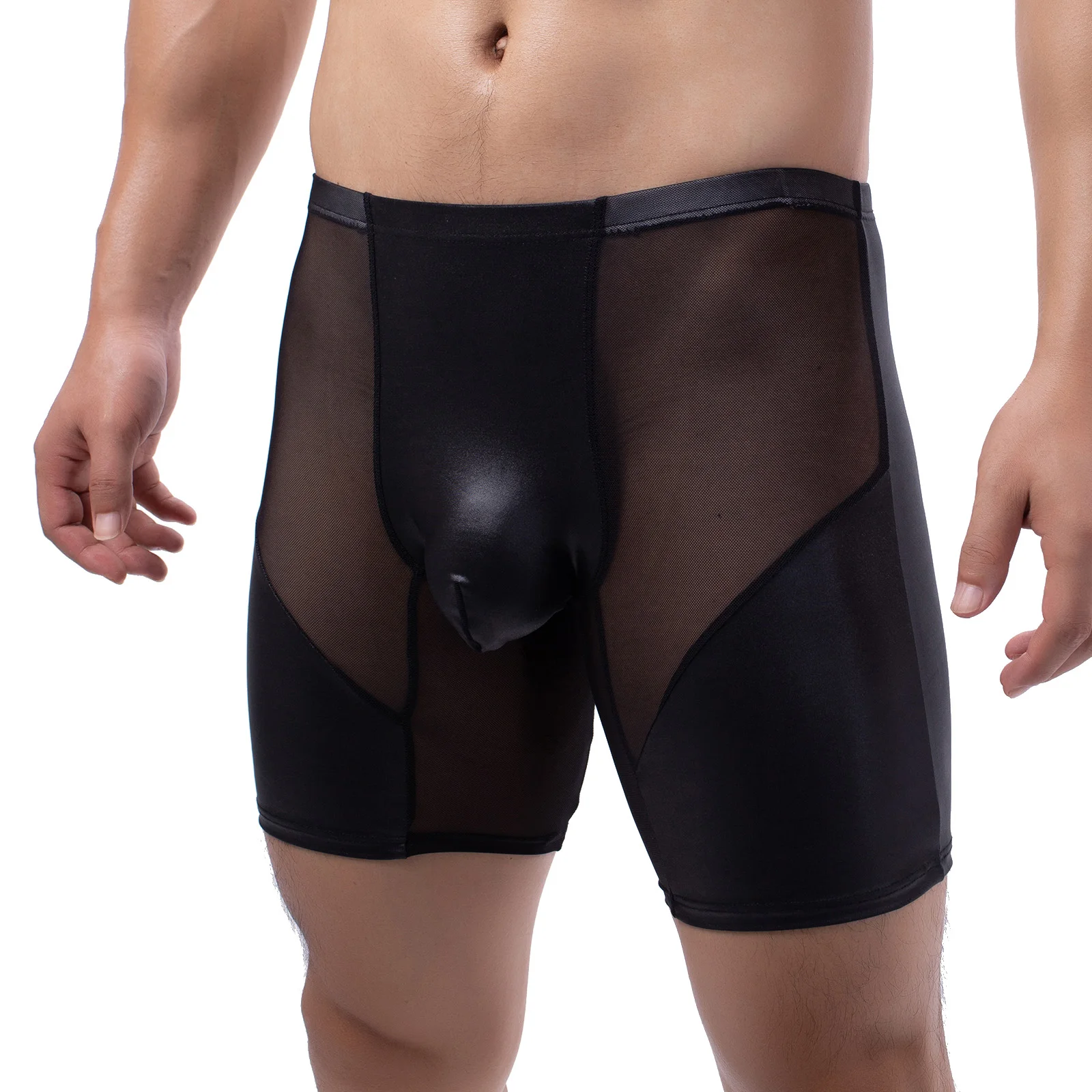 Costumi Da Bagno Da Uomo Maglia Sexy In Ecopelle Jammer Fitness Boxer Pantaloncini Costume Da Bagno Pantaloncini Da Surf Maschili Pantaloncini Costume