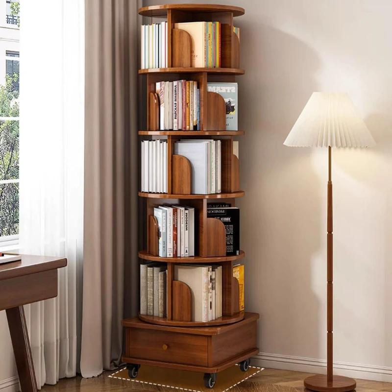 Scaffali Per Riviste Rotanti Librerie Per Bambini Librerie Moderne In Legno Mobili In Piedi Estanteria Libros Mobili Per La Casa Yq50B