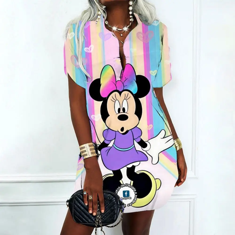 Eleganti Abiti Da Donna Per La Festa 2022 Polo Mickey Vintage Dress Y2K Abiti Estivi Donna 2022 Offerta Moda Coreana Sexy