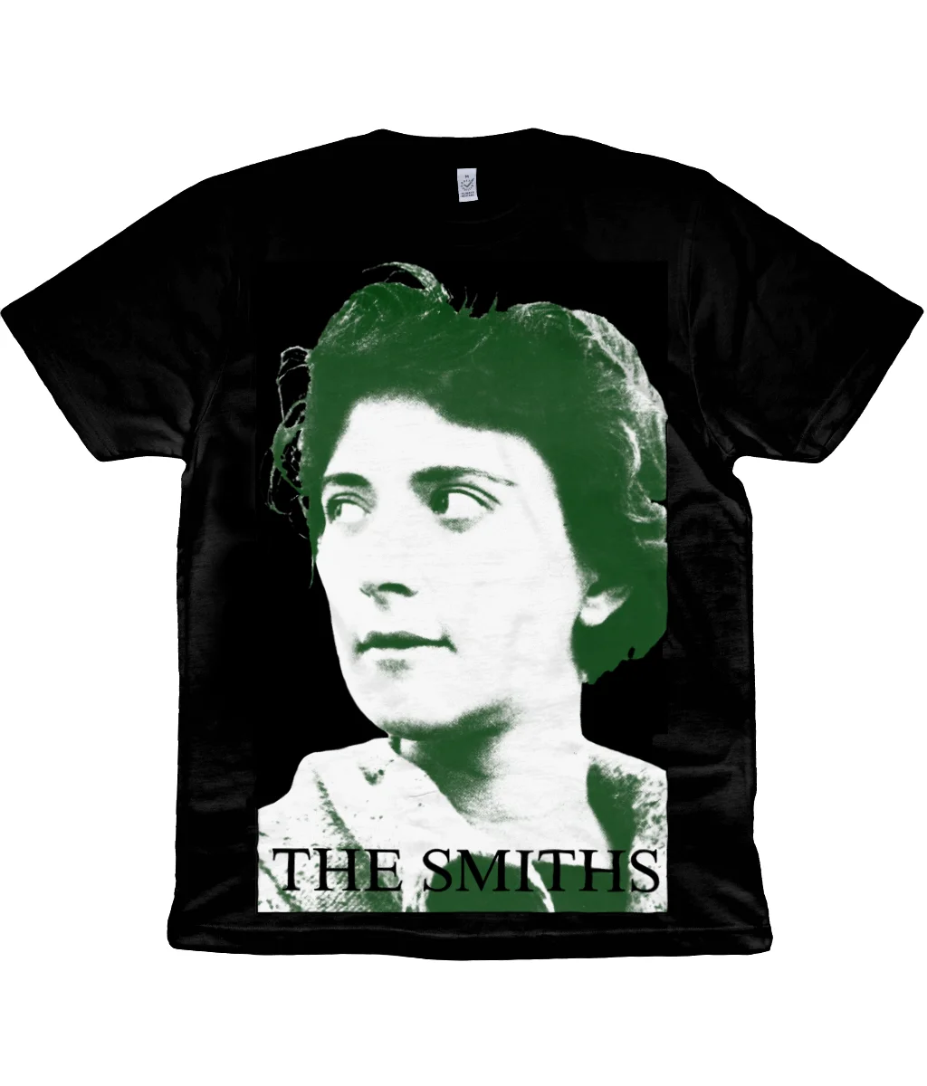 The Smiths - 1987 'Fidanzata In Una Coma' Uk 12 "Maglietta Organica-Morrifondo Maglietta Estiva Nera Marca Fitness Body Building