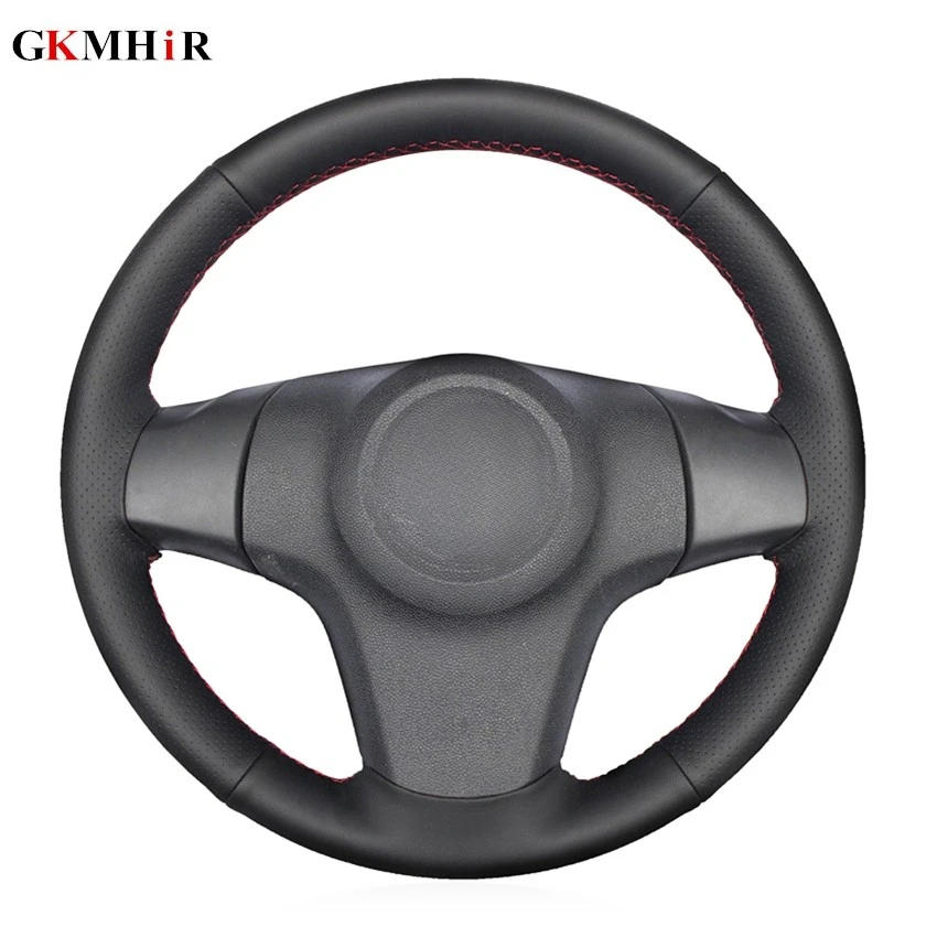 Artificiale In Pelle Nera Copertura Del Volante Dell'Automobile Per Chevrolet Niva 2009-2017 (3-Spoke) Vauxhall Corsa (D) Opel Corsa (D)