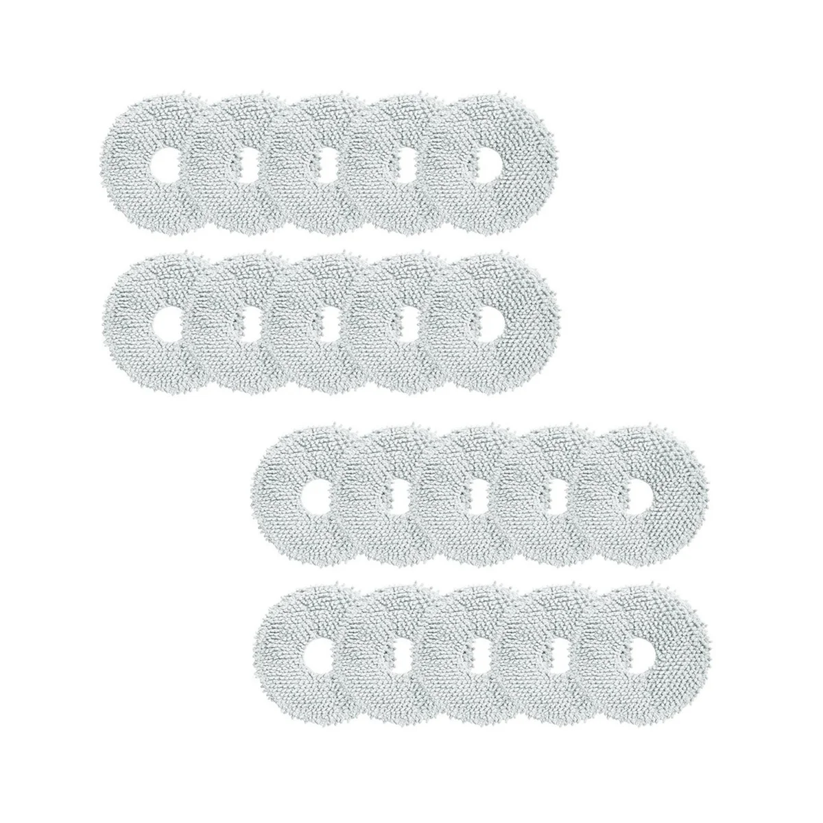Per Dreame Bot L10S Ultra Robot Aspirapolvere Sostituzione Mop Pad Mop Panni Accessori 20 Pezzi